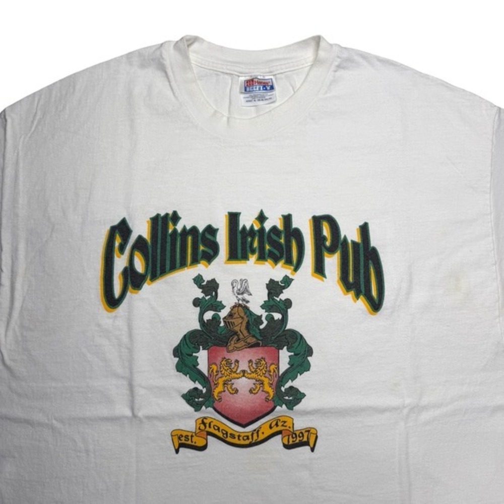 Vintage 90s Collins‎ Irish Pub St Patrick's Day Holiday Patty's Arizona shirt